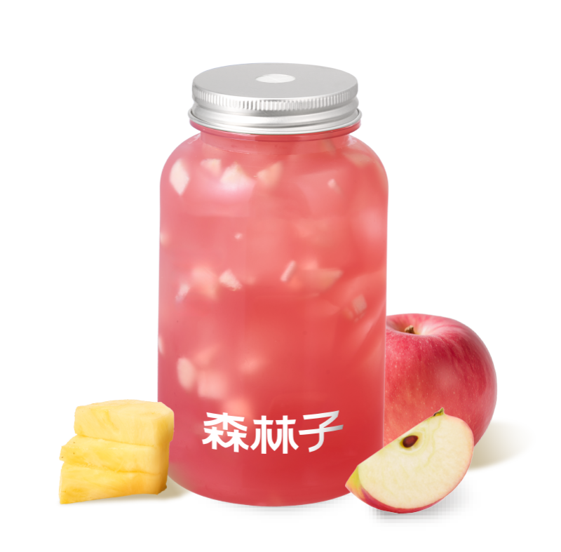 苹果凤梨胡萝卜果蔬茶